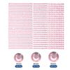 1532Pcs 3Sheets Rhinestone Stickers 3/4/5 mm Self Adhesive Rhinestones Gems Glitter Stickers for DIY Decoration Craft Bags Glass