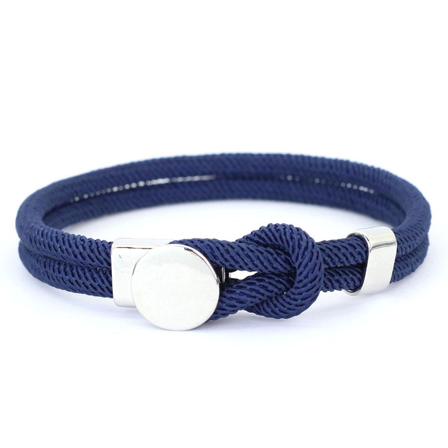 Stylish Men Bracelet Grade A 4mm Rope Wrap Braslet Motorcycle Cool Riding Hand Accessories Good Luck Red Thread Braclet Hombre