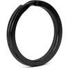[TUNUKE] titanium Ti ring key ring key ring key hook carabiner Metal fittings lightweight Does not rust high strength (35mm x4 pieces, F black)