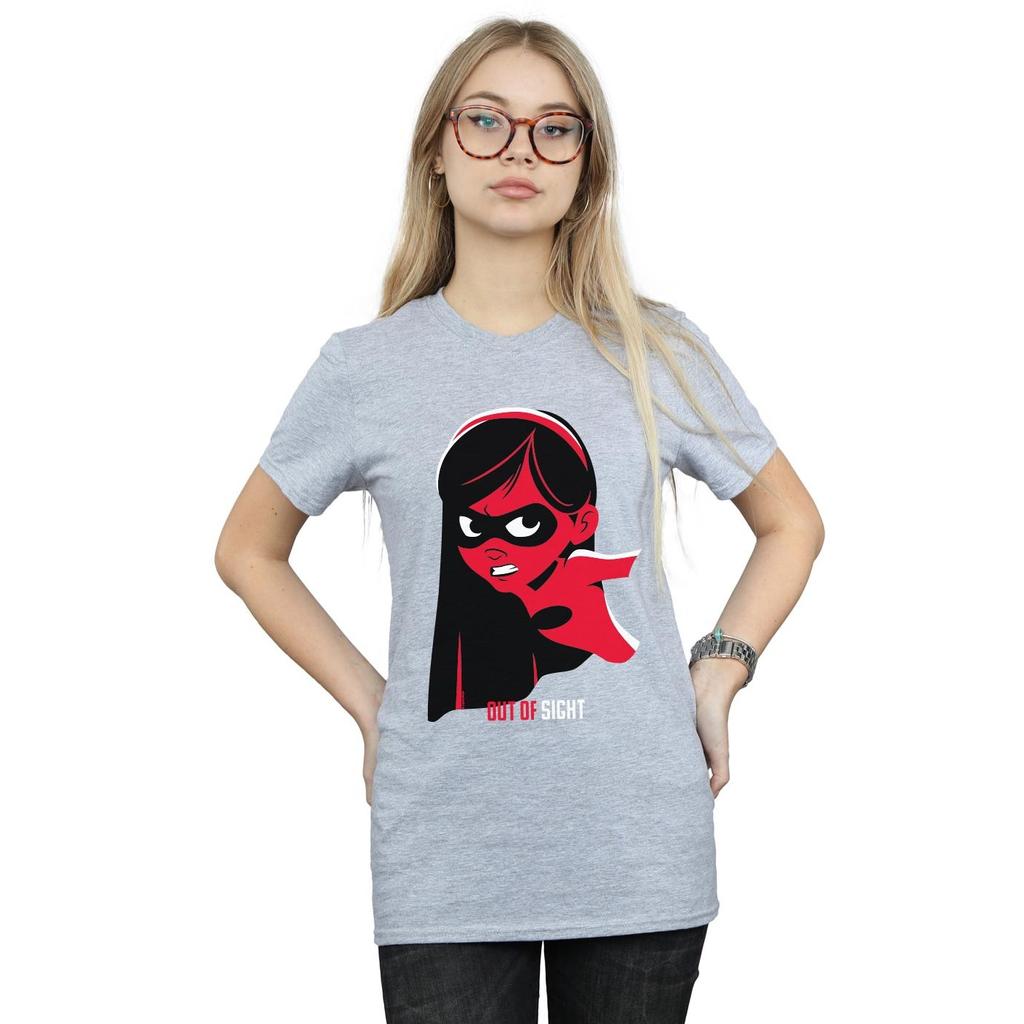 Disney Womens/Ladies Incredibles 2 Incredible Girl Cotton Boyfriend T-Shirt