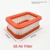 Chainsaw Air Filter Replacement for 5200/5800 52CC/ 58CC Chainsaw Plastic Air Filter Paper Air Filter Accessories