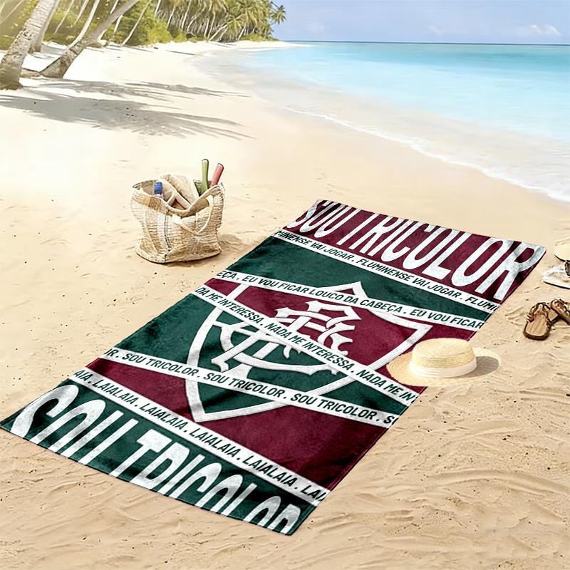 Fluminense Print Beach Towel, Large Soft Quick Dry Towel for Beach Camping Swimming