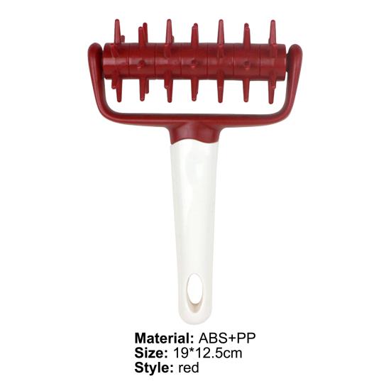 Антипригарный Противоударный Ролик-игла для пиццы ABS Предотвращает образование пузырей на тесте Пробойник для пиццы Кухонный гаджет