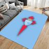Red and Blue Crown Shield Design suitable as a non-slip mat for the living room or bedroom sofa