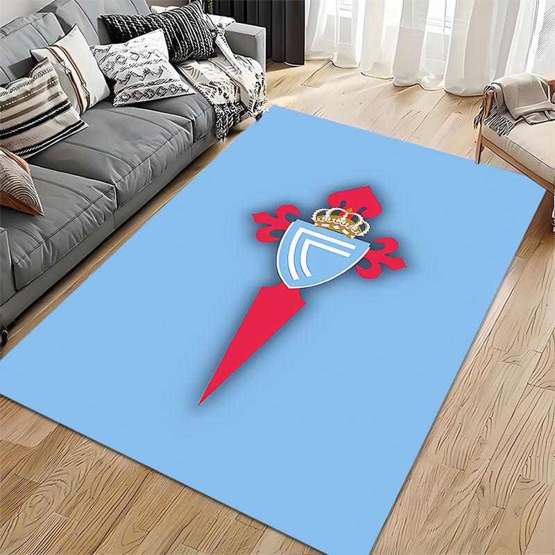 Red and Blue Crown Shield Design suitable as a non-slip mat for the living room or bedroom sofa