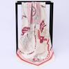 Spring and Autumn Women's Cashew Print Square Scarf Fashion Commuting Versatile Headscarf Stained Rose Square Scarf