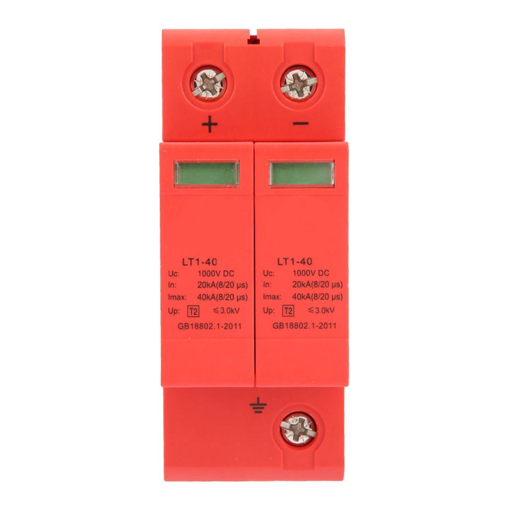 DC1000V 2P 20KA 40KA Защитное устройство от перенапряжения для дома Низковольтный разрядник