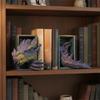 3D Dragon-Shaped Book Stand Set Resin Bookshelf Decoration  File Cabinet