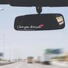 I Love You Drive Safe Mirror Stickers, Ladies Cute Car Stickers, Rear View Mirror Stickers