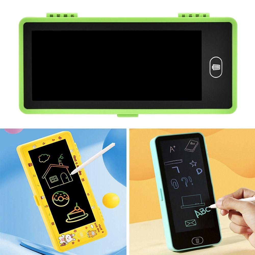 Erasable Drawing Board Pen Box with LCD Screen Stationery Box Cartoon Pen Bag  Gift