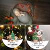 Baby's First Christmas Round Acrylic Christmas Ornaments Making Crafts Christmas Decorations Pe Q1T4