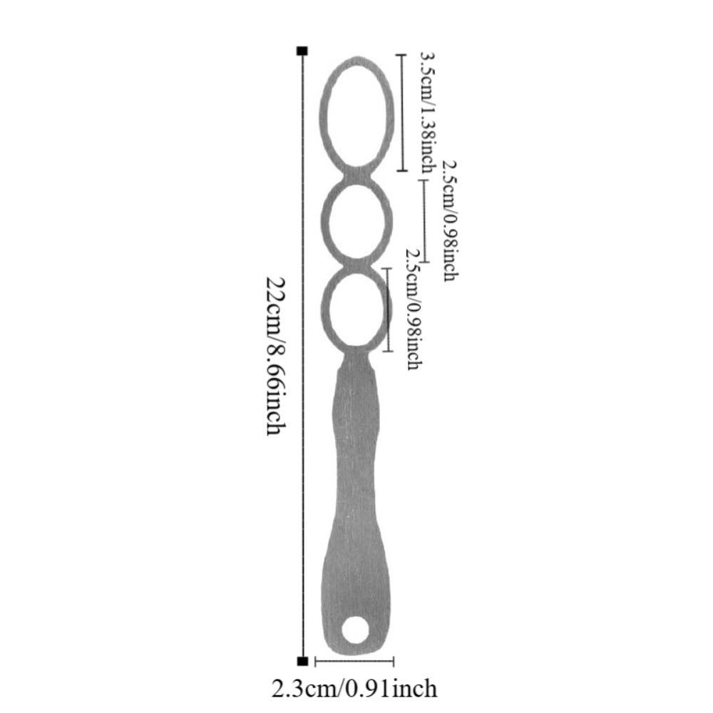 Kitchen Tool Stainless Steel Nut Butter Mixer Portable Rust-Free Butter Mixing Tool Household Egg Beater Baking