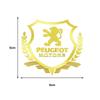 Car Sticker Car Badge Body Side Metal 3D Emblem Ears of Wheat Sticker Decal Auto Exterior Accessories For Peugeot 3008 5008 208