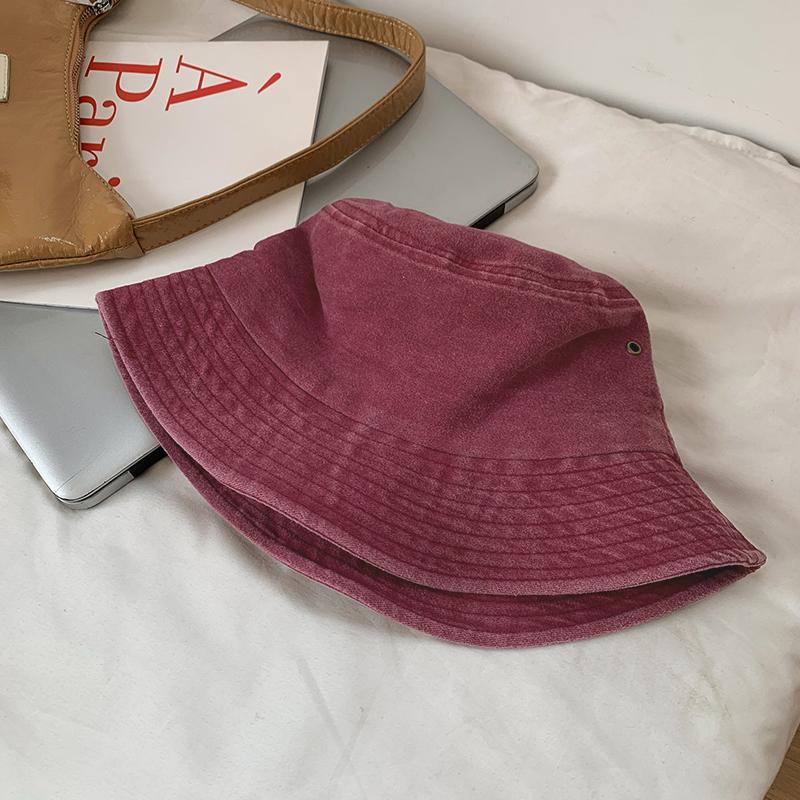 Кепка рыбака из выстиранного денима в стиле ретро в Гонконге, универсальная и солнцезащитная кепка, солнцезащитная кепка для рыбалки, походная кепка