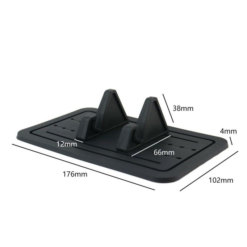 Силиконовый коврик, нескользящий коврик для приборной панели, автомобильный держатель, док-станция для телефона, универсальный