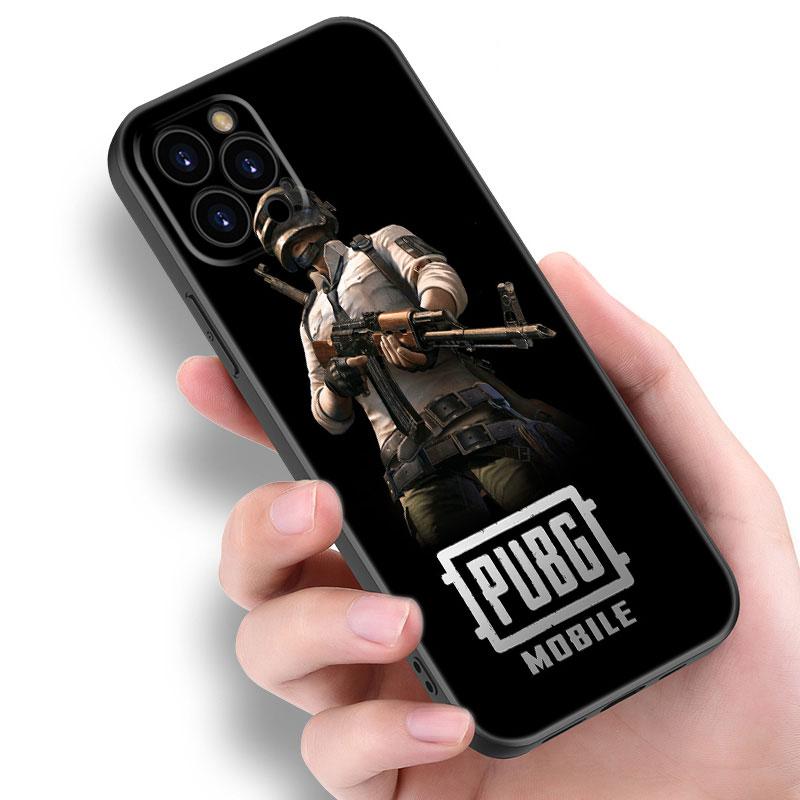 Горячий игровой чехол Pubg для Apple iPhone 12 13 Mini 11 14 15 Pro Max 7 8 Plus X XR XS SE 2020 2022 черный силиконовый чехол