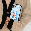 Cute Cartoon D-Doraemons Phone Case For IPhone 17 16 Pro Max 11 12 13 14 15 Hard PC+TPU Bracket Back Cover
