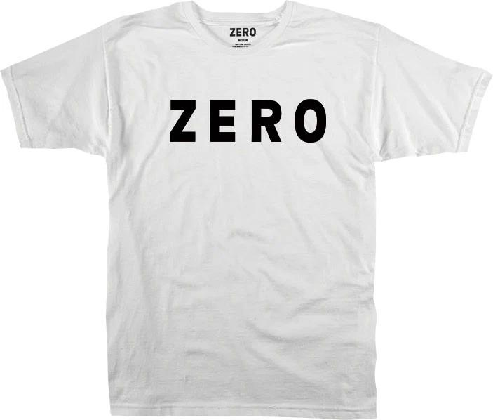Футболка Zero Skateboards Армейский Белый