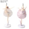 3Pcs Dancing Girl Fashion Toy Elegant Party Home Home Long Service Decoration Life Ballet Girl Cake Picks