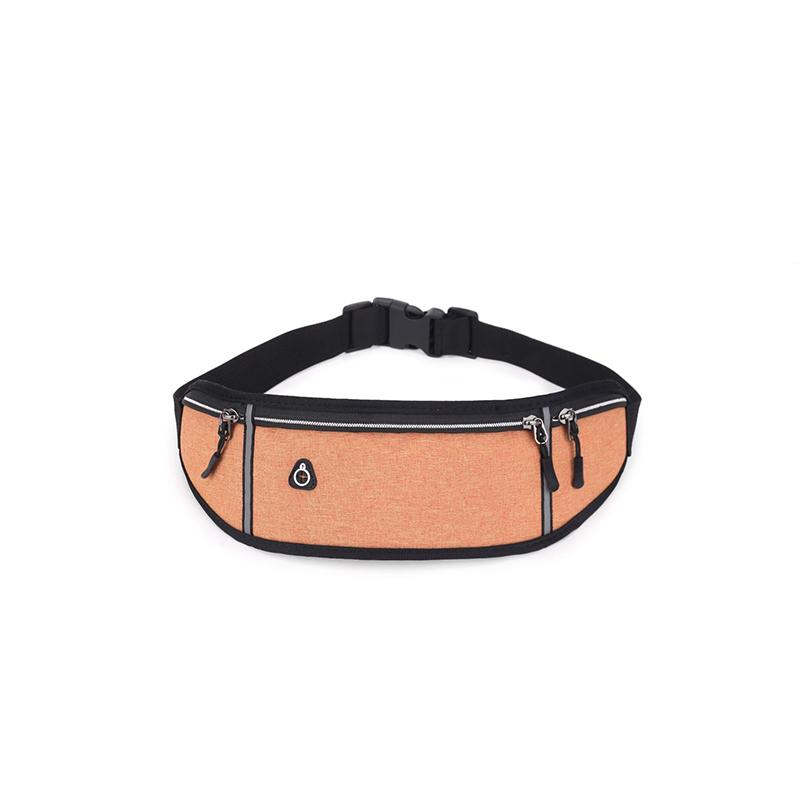 Waterproof Running Waist Belt Adjustable Unisex Elastic Slim Phone Holder for Outdoor Sports Travel and Hiking