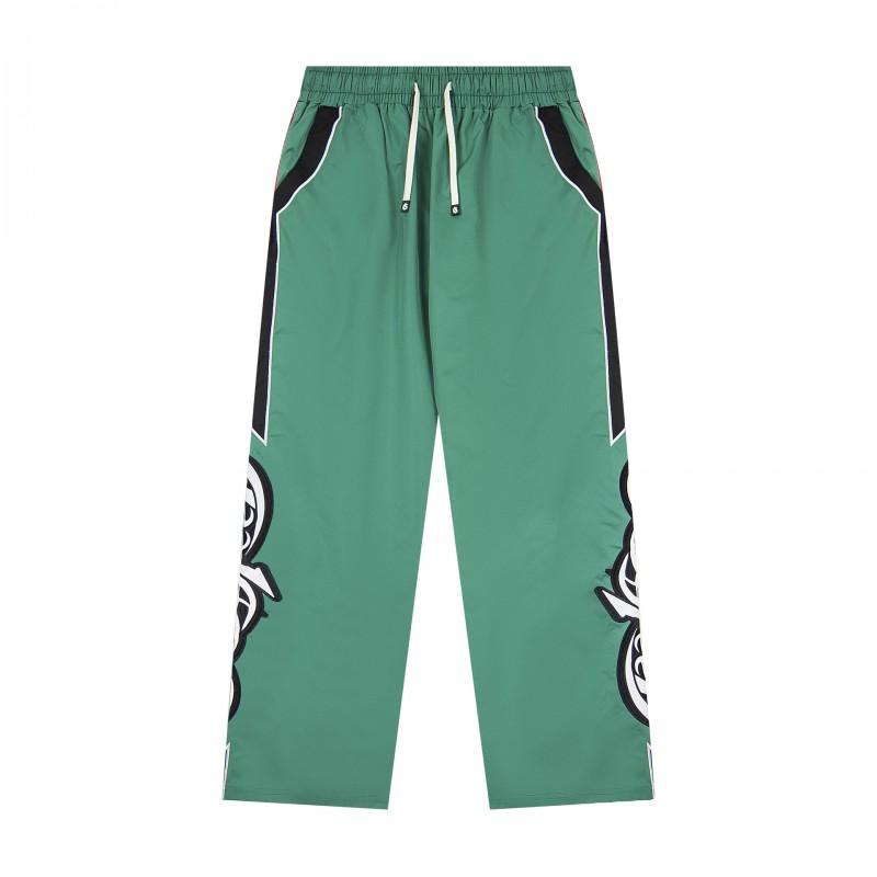 GodSpeed Streetwear Hip Hop Mens Graphic Print Drawstring Jogger Pants Casual Straight Fit