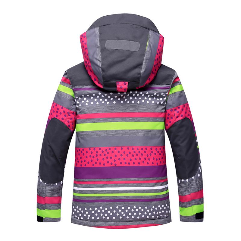 Зимний костюм для девочек VALIANLY, зимний детский зимний комбинезон для девочек, лыжная куртка, штаны, комплект из 2 предметов, толстые теплые лыжные комплекты