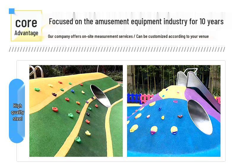 Stainless Steel Tunnel Crawl Slide for Children's Playgrounds