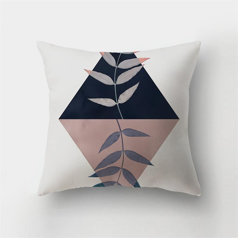 45x45 см наволочка с абстрактным геометрическим принтом, мраморная наволочка, полиэстер, короткий плюшевый лоскутный диван, домашний декор, наволочка