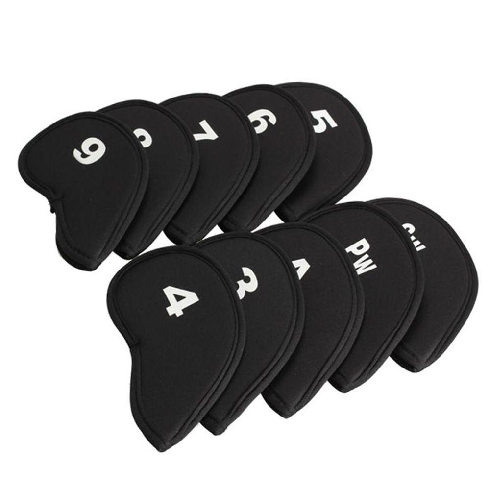 10PCS Universal Protector Putter Driver Mallet Sleeve Golf Iron Head Cover Club Headcover