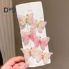 6Pcs Butterflies Decor Hair Clip Rhinestone Embellished Girl Princess Hair Pin Animal Shape Hair Pin Hair Accessories