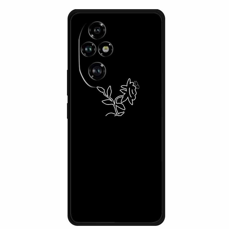 Черный мягкий ТПУ чехол для Honor 200 Pro 5G Домашняя версия