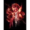 Full 5D Diy Diamond Painting Flame Girl Diamond Embroidery Full Lay Anime Cross Stitch Kits Home Decor Handmade Gift