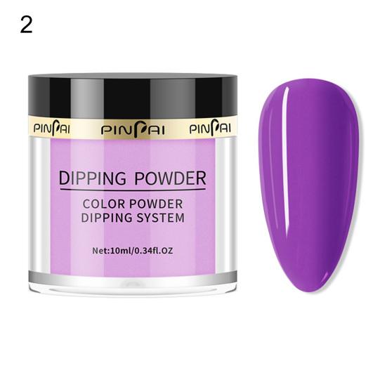 10ml Nail Dipping Powder Safe Ingredients Bright Color Stunning Visual Effect Wide Application Long-Lasting Quick Dry Practical Nail Supplies
