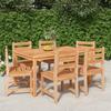VidaXL 7-piece Garden Dining Set Solid Teak Wood, Garden Furniture, Outdoor Furniture, Table and Chair 3157186