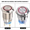 19mm 12-24V LED Waterproof Stainless Selflocking Latching Push Button Switch