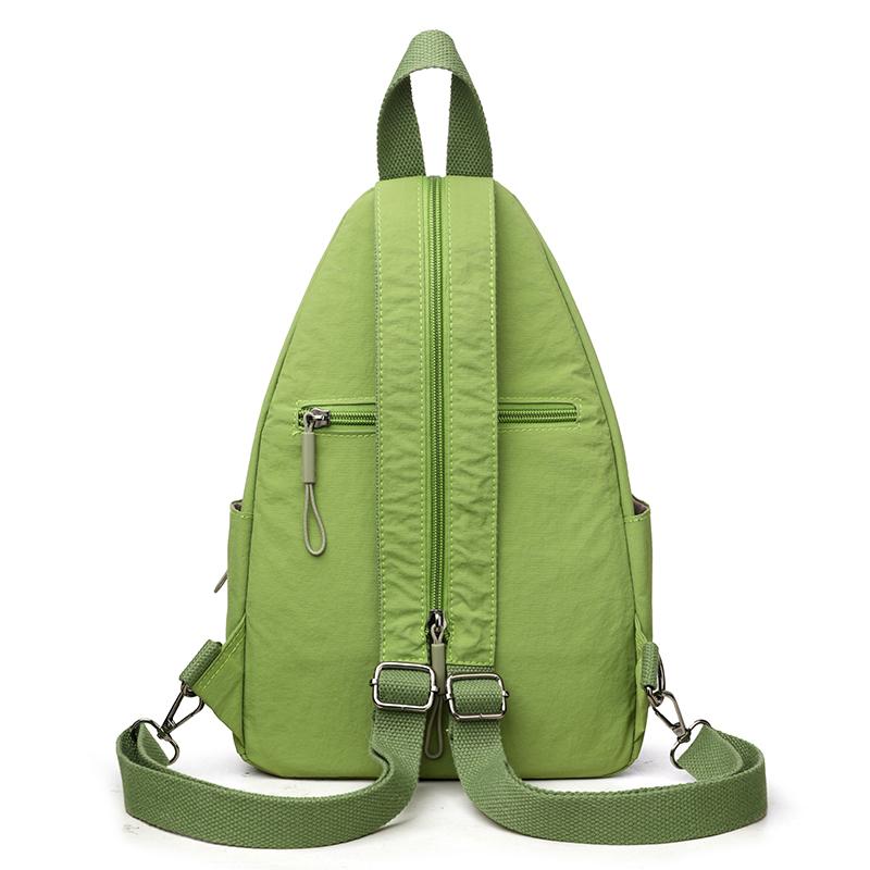 Многофункциональная нагрудная сумка для женщин, дорожный рюкзак, однотонная сумка через плечо