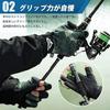 Fishing Cold Cold Protection Fishing Cold Protection Finger Smartphone Ergonomic Half Finger Fishing Outdoor Sea River Unisex Black Finger Gloves,