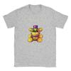 Tomorrow is Another Day Mens T Shirts  FNAF At Freddys Vintage Tee Shirt Short Sleeve Round Collar TShirt Cotton Adult Clothed
