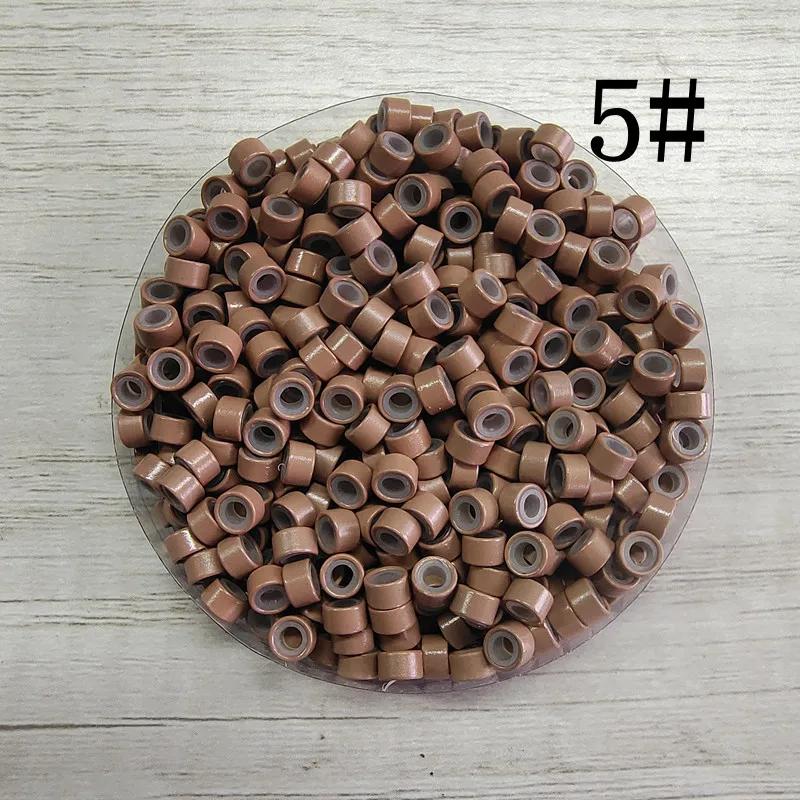 1 сумка/100 шт. микро звенья/бусины + 1 шт. игла для вытягивания + 1 шт. игла для вязания крючком + 1 шт. плоскогубцы с 3 отверстиями набор инструментов для наращивания волос