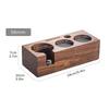 Leeseph Wood Coffee Tamper Holder Wooden Espresso Tamper Stand Tamper Station Wooden Base Anti-Slip Coffe Portafilter Holder