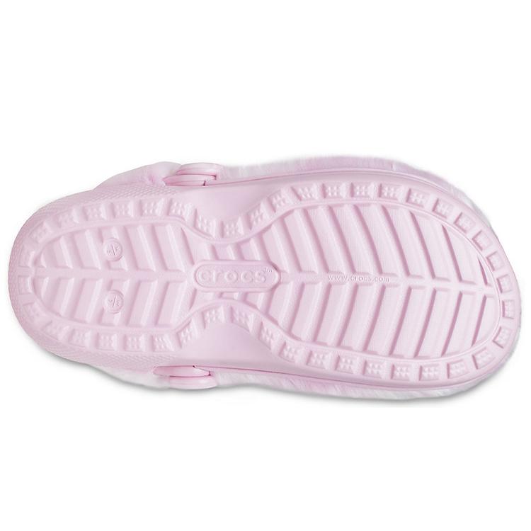 Crocs Классические кроксы Fur Sure Ballerina 'Розово-белые' 207303-6SU