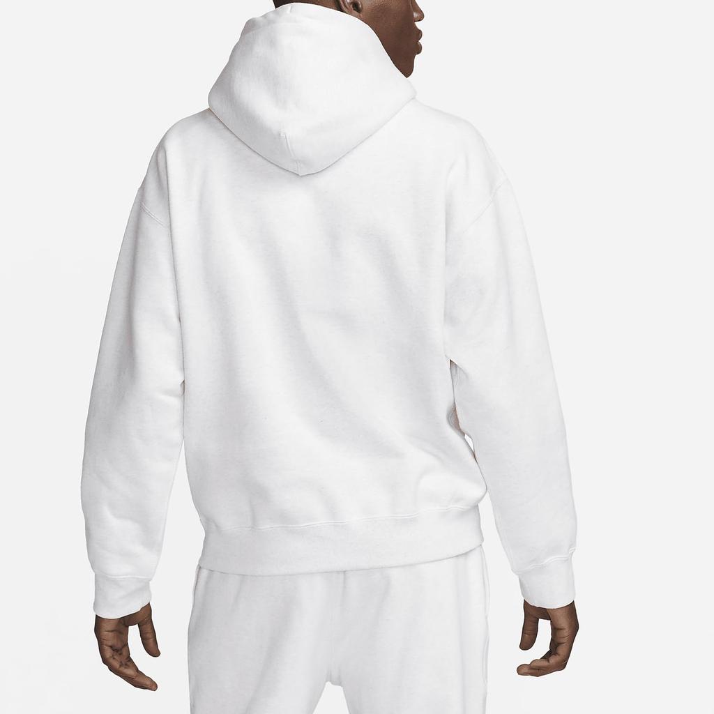 Nike Толстовка с капюшоном Solo Swoosh Fleece Birch Heather для мужчин в уличном стиле DX1355-051