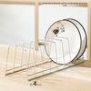 Stainless Steel Pull-Out Basket Kitchen Dish Rack & Organizer