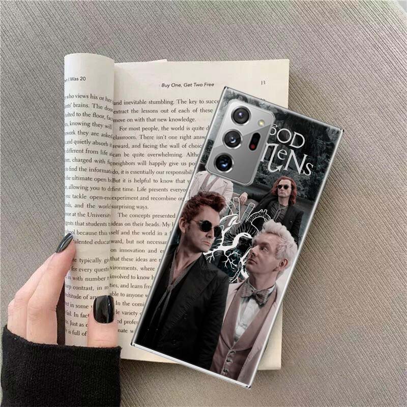 Чехол для телефона Good Omens для Samsung Galaxy S25 Edge S24 S23 FE S22 S26 Ultra S21 S20 S10 Plus Capa Мягкий