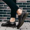 Fashion Brand Breathable Men's Oxford Shoes Top Quality Dress Shoes Men Flats Fashion Genuine Leather Casual Shoes Men Shoes 44