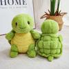 Simulation Cream Turtle Plush Doll Milk Cute Little Turtle Doll Aquarium Gift Toy Performance Props