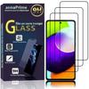 Screen Protector - VCOMP - Samsung Galaxy A72 - Tempered Glass - Pack of 3 - Black