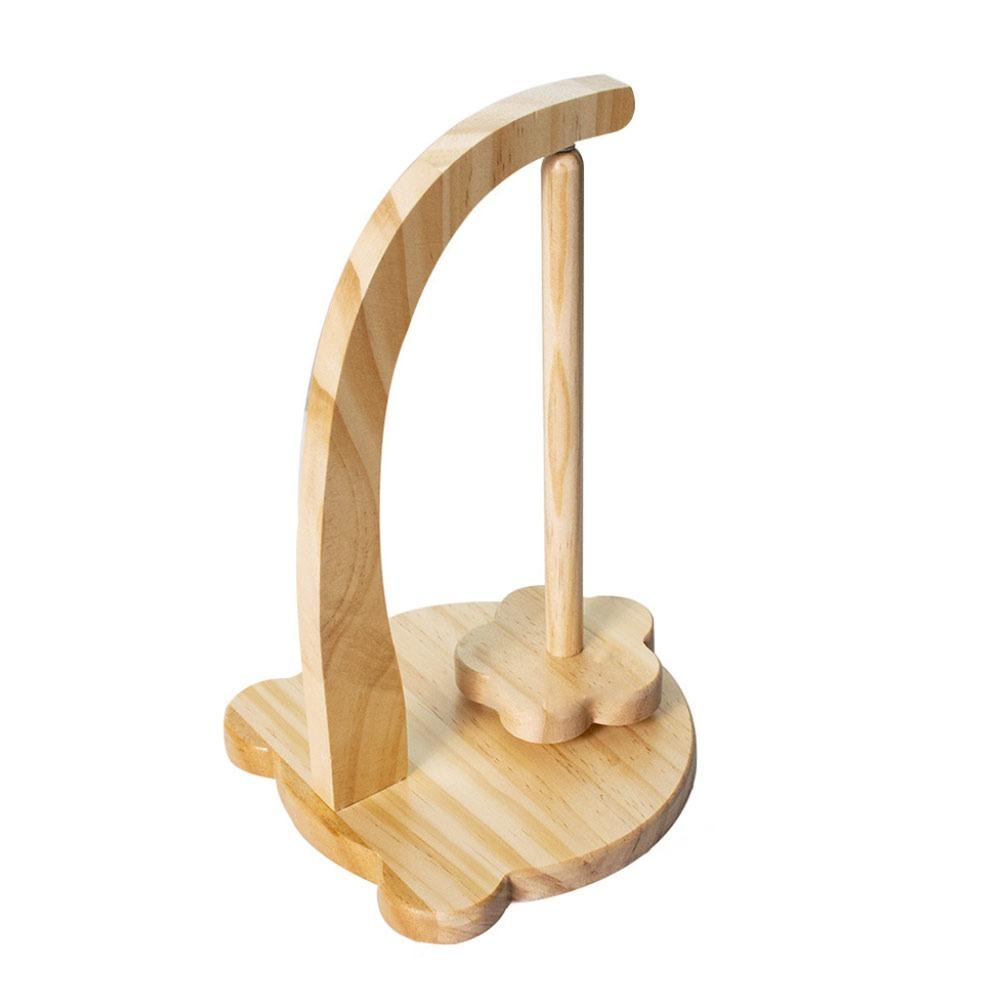 Вращающийся держатель пряжи, деревянная стойка для хранения клубков пряжи, переносная намотка шерстяной пряжи, аксессуары для вязания