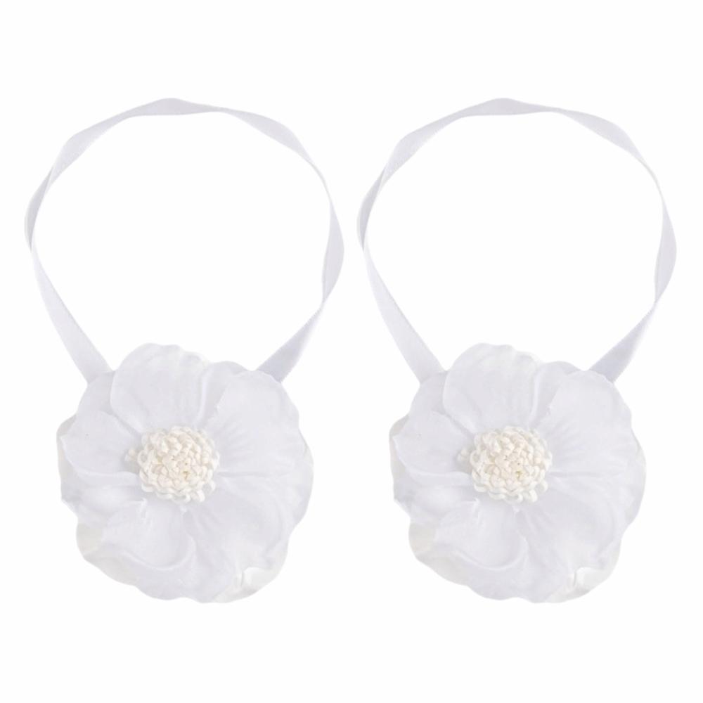 2Pcs 3D Flower Magnetic Curtain Tiebacks Minimalist Curtain Holdbacks Sheer Curtains
