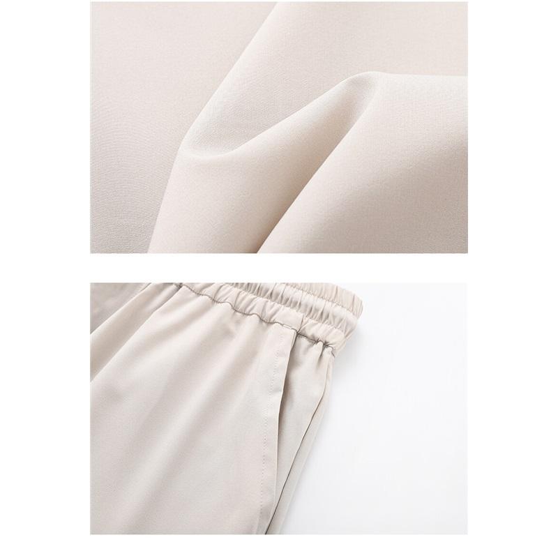 Модный дизайн на молнии на штанинах Повседневные брюки Мужские однотонные прямые брюки Эластичная талия Простые брюки клеш Повседневные брюки